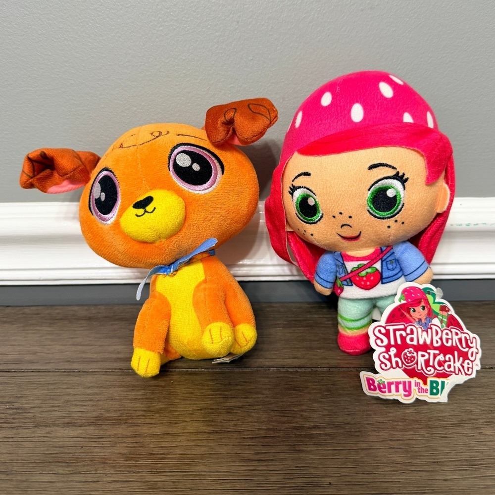 Strawberry‎ Shortcake with Puppy Plush Set